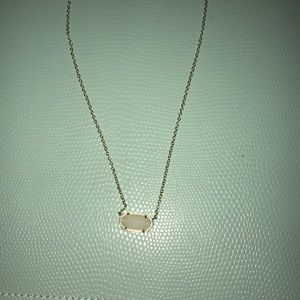 Kendra Scott gold/white deist necklace